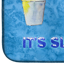 Load image into Gallery viewer, Snowballs and Snowcones Dish Drying Mat – Absorbent, Artistic Kitchen Essentials 8779DDM