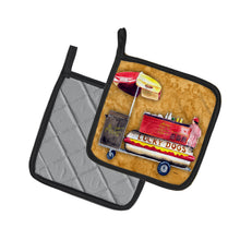 Load image into Gallery viewer, Hot Dog Pot Holders - Set of 2 Decorative Kitchen Helpers | Made in the USA 8781PTHD