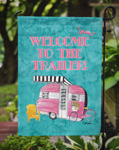 Load image into Gallery viewer, Welcome to the Trailer  Garden Flag – Decorative Outdoor Yard Flag