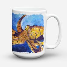 Load image into Gallery viewer, Octopus Dishwasher Safe Microwavable Ceramic Coffee Mug 15 ounce 8794CM15