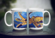 Load image into Gallery viewer, Octopus Dishwasher Safe Microwavable Ceramic Coffee Mug 15 ounce 8794CM15