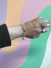 Load image into Gallery viewer, Pearly Titanium Butterfly Bracelet