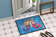 Load image into Gallery viewer, Mermaid and Merman Doormat - 24x36 Decorative Floor Mat – Indoor/Outdoor Rug