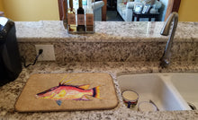 Load image into Gallery viewer, Hog Snapper Dish Drying Mat – Absorbent, Artistic Kitchen Essentials 8803DDM