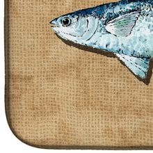Load image into Gallery viewer, Mullet Dish Drying Mat – Absorbent, Artistic Kitchen Essentials 8805DDM