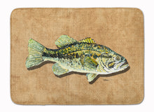 Load image into Gallery viewer, Small Mouth Bass Machine Washable Memory Foam Mat 8806RUG