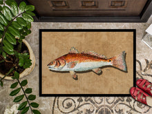 Load image into Gallery viewer, Red Fish Doormat - 24x36 Decorative Floor Mat – Indoor/Outdoor Rug