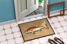 Load image into Gallery viewer, Red Fish Doormat - 24x36 Decorative Floor Mat – Indoor/Outdoor Rug