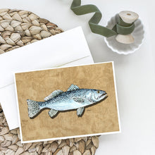 Load image into Gallery viewer, Speckled Trout Greeting Cards -  Blank Note Cards – 8-Pack of Artist-Designed Cards with Envelopes