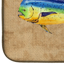Load image into Gallery viewer, Dolphin Mahi Mahi Dish Drying Mat – Absorbent, Artistic Kitchen Essentials 8810DDM