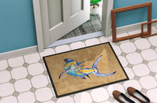 Load image into Gallery viewer, Blue Marlin Doormat - 24x36 Decorative Floor Mat – Indoor/Outdoor Rug