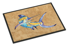 Load image into Gallery viewer, Blue Marlin Doormat - 24x36 Decorative Floor Mat – Indoor/Outdoor Rug