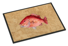 Load image into Gallery viewer, Strawberry Snapper Doormat - 24x36 Decorative Floor Mat – Indoor/Outdoor Rug