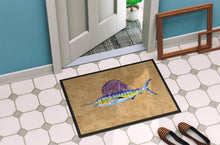 Load image into Gallery viewer, Swordfish Doormat - 24x36 Decorative Floor Mat – Indoor/Outdoor Rug