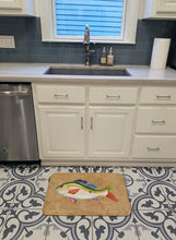 Load image into Gallery viewer, Rainbow Trout Machine Washable Memory Foam Mat 8816RUG