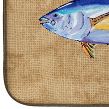 Load image into Gallery viewer, Tuna Fish Dish Drying Mat – Absorbent, Artistic Kitchen Essentials 8817DDM