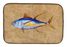 Load image into Gallery viewer, Tuna Fish Dish Drying Mat – Absorbent, Artistic Kitchen Essentials 8817DDM