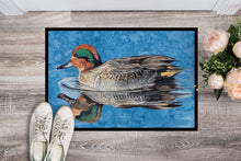 Load image into Gallery viewer, Teal Duck Doormat - 24x36 Decorative Floor Mat – Indoor/Outdoor Rug