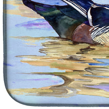 Load image into Gallery viewer, Wood Duck Dish Drying Mat – Absorbent, Artistic Kitchen Essentials 8831DDM