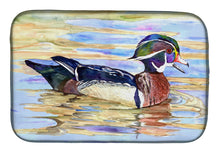 Load image into Gallery viewer, Wood Duck Dish Drying Mat – Absorbent, Artistic Kitchen Essentials 8831DDM