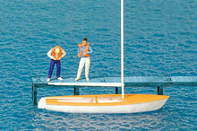 Load image into Gallery viewer, Preiser 10678 HO Scale Korsar Sailboat w/2 Sailors Putting On Life Jackets