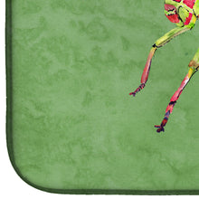 Load image into Gallery viewer, Grasshopper on Avacado Dish Drying Mat – Absorbent, Artistic Kitchen Essentials 8848DDM