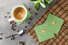 Load image into Gallery viewer, Grasshopper on Avacado Coasters - Set of 4 Lightweight Foam, Absorbent Drink Coasters