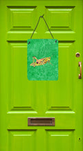 Load image into Gallery viewer, Grasshopper on Green Aluminium Metal Wall or Door Hanging Prints