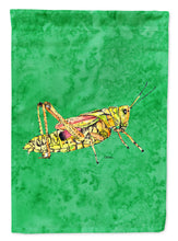 Load image into Gallery viewer, Grasshopper on Green Garden Flag – Decorative Outdoor Yard Flag