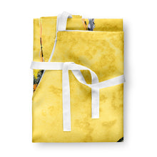 Load image into Gallery viewer, Bee on Yellow Apron – Artist-Designed Kitchen, BBQ &amp; Craft Apron