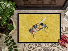 Load image into Gallery viewer, Bee on Yellow Doormat - 24x36 Decorative Floor Mat – Indoor/Outdoor Rug