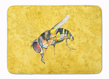 Load image into Gallery viewer, Bee on Yellow Machine Washable Memory Foam Mat 8851RUG