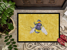 Load image into Gallery viewer, Bee on Yellow Doormat - 24x36 Decorative Floor Mat – Indoor/Outdoor Rug