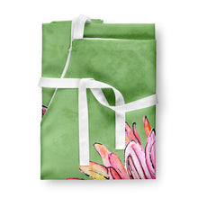Load image into Gallery viewer, Gerber Daisy Pink Apron – Artist-Designed Kitchen, BBQ &amp; Craft Apron