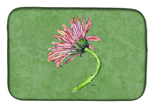 Load image into Gallery viewer, Gerber Daisy Pink Dish Drying Mat – Absorbent, Artistic Kitchen Essentials 8853DDM