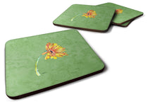 Load image into Gallery viewer, Gerber Daisy Orange Coasters - Set of 4 Lightweight Foam, Absorbent Drink Coasters