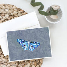 Load image into Gallery viewer, Butterfly on Gray Greeting Cards -  Blank Note Cards – 8-Pack of Artist-Designed Cards with Envelopes