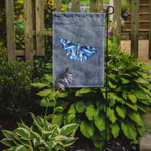Load image into Gallery viewer, Butterfly on Gray Garden Flag – Decorative Outdoor Yard Flag