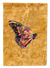 Load image into Gallery viewer, Butterfly on Gold Garden Flag – Decorative Outdoor Yard Flag