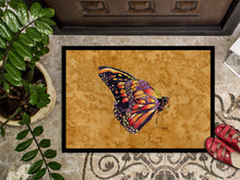 Load image into Gallery viewer, Butterfly on Gold Doormat - 24x36 Decorative Floor Mat – Indoor/Outdoor Rug