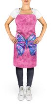 Load image into Gallery viewer, Butterfly on Pink Apron – Artist-Designed Kitchen, BBQ &amp; Craft Apron