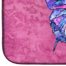 Load image into Gallery viewer, Butterfly on Pink Dish Drying Mat – Absorbent, Artistic Kitchen Essentials 8859DDM