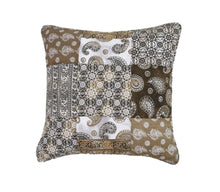 Load image into Gallery viewer, DaDalogy Bedding Bed in a Bag Bundle Set - Bohemian Paisley Dreams Floral Olive Brown Patchwork Bedspread Set (JHW885)