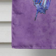 Load image into Gallery viewer, Butterfly on Purple Flag Canvas House Size