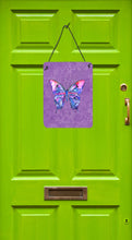 Load image into Gallery viewer, Butterfly on Purple Aluminium Metal Wall or Door Hanging Prints