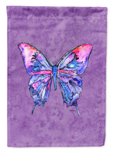 Load image into Gallery viewer, Butterfly on Purple Garden Flag – Decorative Outdoor Yard Flag