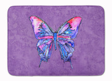 Load image into Gallery viewer, Butterfly on Purple Machine Washable Memory Foam Mat 8860RUG