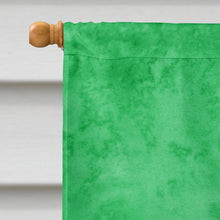 Load image into Gallery viewer, Butterfly Orange on Green Flag Canvas House Size