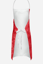 Load image into Gallery viewer, Butterfly on Red Apron – Artist-Designed Kitchen, BBQ &amp; Craft Apron