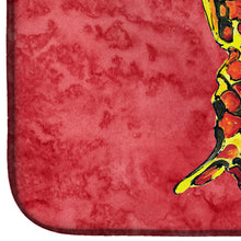 Load image into Gallery viewer, Butterfly on Red Dish Drying Mat – Absorbent, Artistic Kitchen Essentials 8862DDM